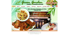 Desktop Screenshot of greengardenrestaurantphilly.com